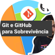 Logo de Git e GitHub para sobreviência